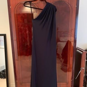 One shoulder formal dress